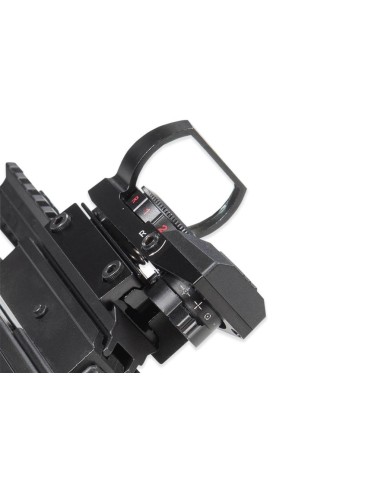 mira holográfica com vários reticulos