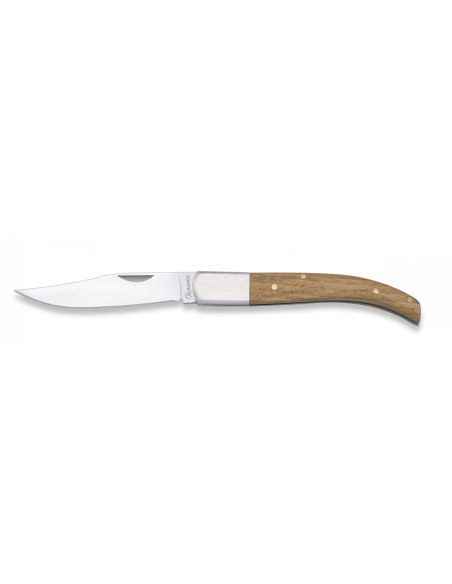 POCKET KNIFE WOODEN HANDLE, BLADE 8,1 cm