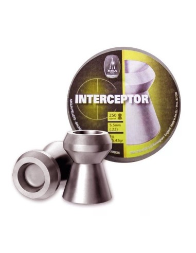 BSA CHUMBO INTERCEPTOR HP CAL 5.5 , 1 Grama  (250 UN)