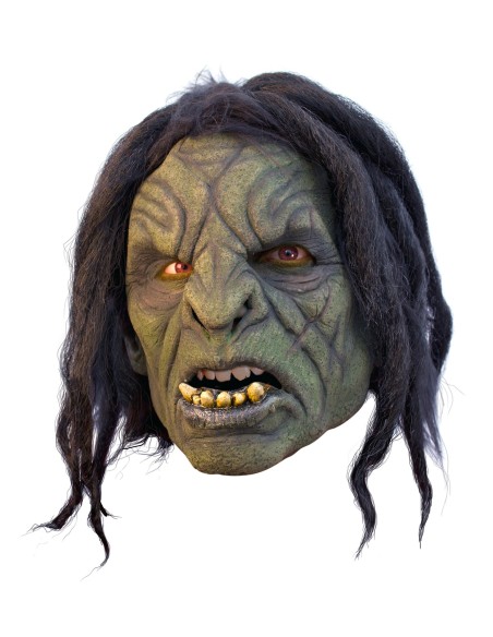EPIC MÁSCARA ORC VERDE COM CABELO
