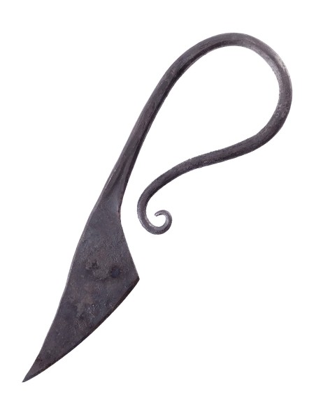 ULFBERTH Medieval Utility Knife, hand-forged, approx. 15cm long