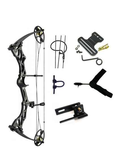 MAN KUNG COMPOUND BOW BASIC SET RH 40-70 Lbs 25-31 inch