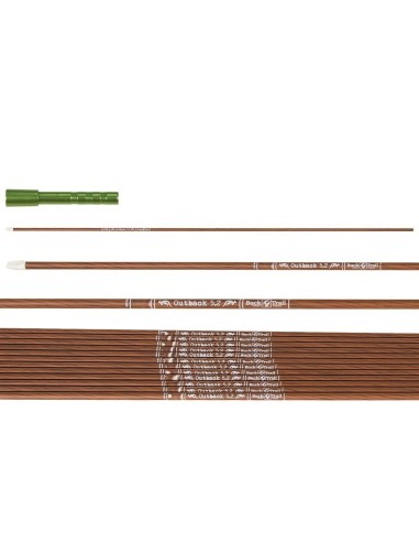 BUCK TRAIL TUBO +NOCK +INSERT OUTBACK 5.2 spine 350