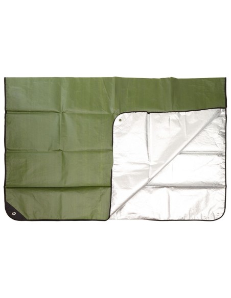 MFH BÂCHE d'URGENCE 210x150 CM AVEC OEILLETS (UN)