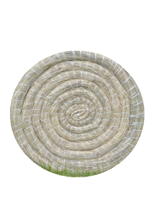 ECO BASTIDOR REDONDO PALHA 80x8cm