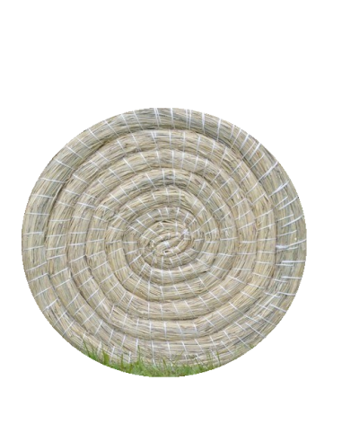 ECO BASTIDOR REDONDO PALHA 80x8cm