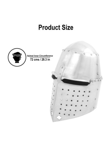 LOB The Great Helmet of Sir Richard Pembridge 14th c Padded Liner