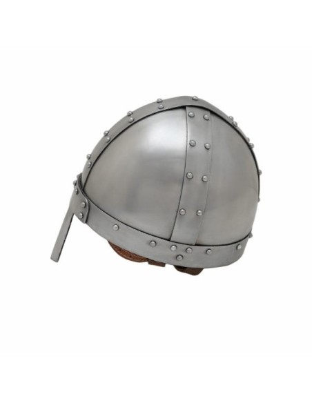 LOB CAPACETE NORMANDO COM NASAL E FORRO EM COURO
