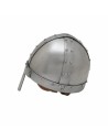 LOB Medieval Norman Nasal Steel Helmet with Leather Liner 16 gauge