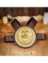 LOB Iberian Cardiophylax Leather Chest Armour with Pure Brass Decoration