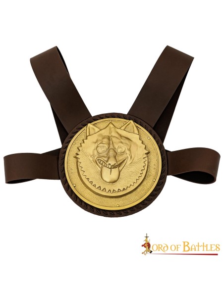 LOB Iberian Cardiophylax Leather Chest Armour with Pure Brass Decoration