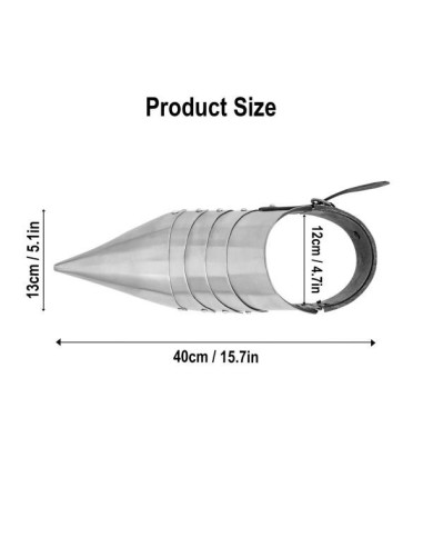 LOB PÉS ARMADURA SABATONS CAVALEIRO MEDIEVAL SEC XIV E XV