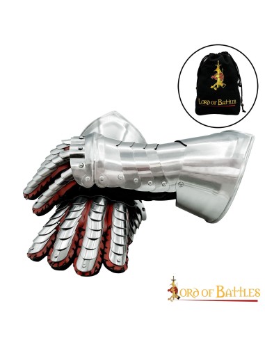 LOB MANOPLAS DE ARMADURA SEC XVI E XVII