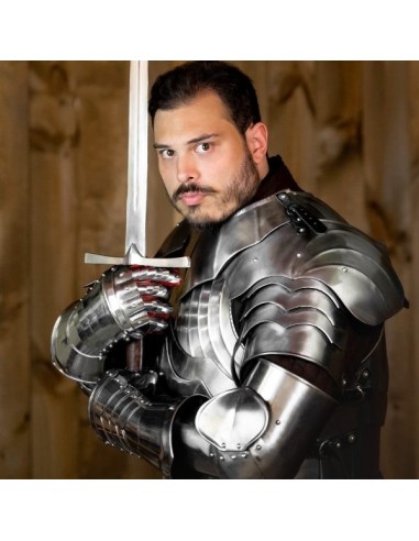 LOB MANOPLAS DE ARMADURA SEC XVI E XVII