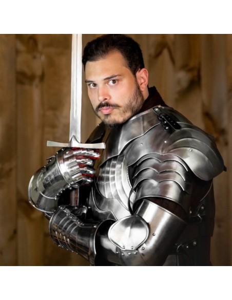 LOB MANOPLAS DE ARMADURA SEC XVI E XVII