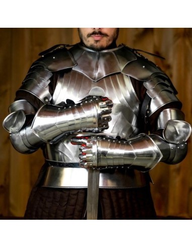 LOB MANOPLAS DE ARMADURA SEC XVI E XVII