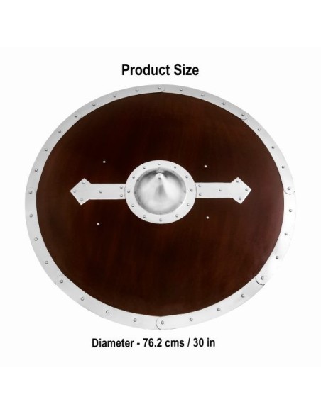 LOB Viking Round Wooden Handmade and Functional Shield