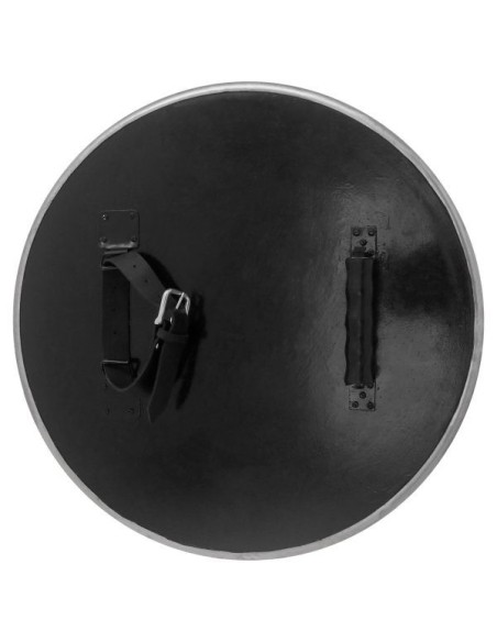LOB Viking Wooden Shield with Steel Umbo and Fittings