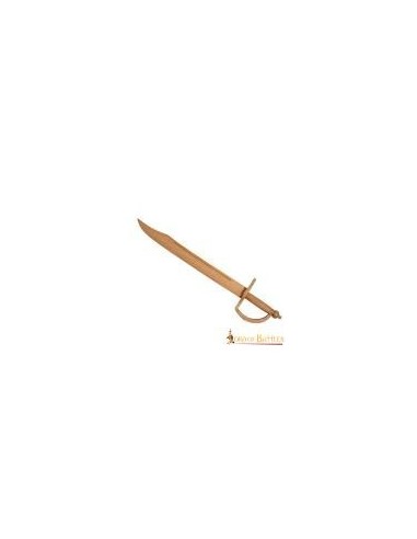 LOB Espada de entrenamiento de madera funcional hecha a mano Pirate Cutlass