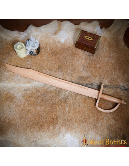 LOB Pirate Cutlass Handcrafted Functional Wooden Training Sword