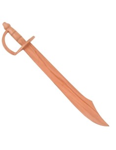LOB Pirate Cutlass Handcrafted Functional Wooden Training Sword 2