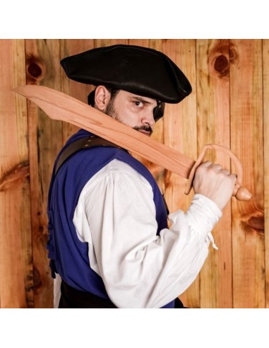 LOB Pirate Cutlass Handcrafted Functional Wooden Training Sword