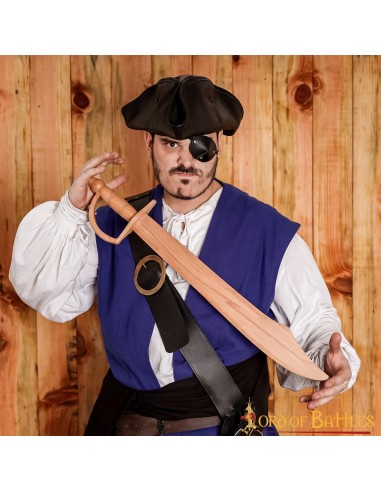 LOB Pirate Cutlass Handcrafted Functional Wooden Training Sword