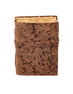 LOB Magnifique journal de fantaisie fabriqué à la main en cuir véritable 2