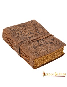 LOB Magnifique journal de fantaisie fabriqué à la main en cuir véritable