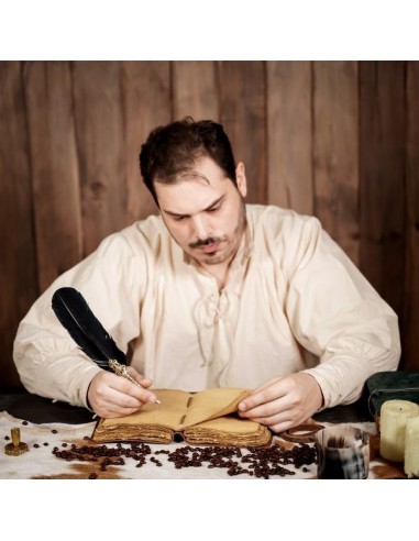 LOB CADERNO CAPA EM COURO TRABALHADO PAPEL ANTIGO