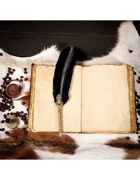 LOB CADERNO CAPA EM COURO TRABALHADO PAPEL ANTIGO