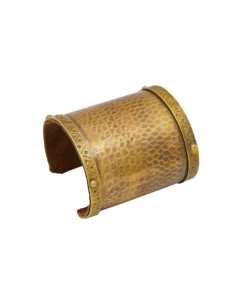 LOB Brazalete histórico Brazalete ornamental Accesorio de latón macizo puro 2
