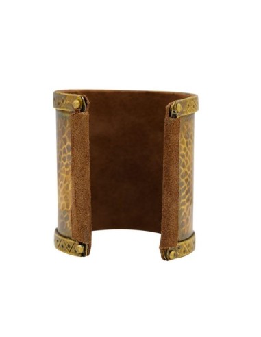 LOB Historical Wristlet Ornamental Bracelet Pure Solid Brass Accessory