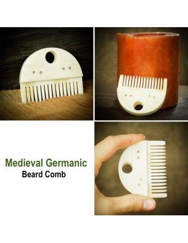 LOB PENTE MEDIEVAL GERMÂNICO EM OSSO