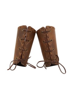 LOB The Woodsman Leather Bracers for LARP Cosplay and Reenactments 2