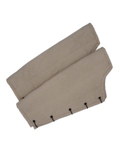 LOB Medieval Padded Greaves Handmade from Sturdy Canvas Cotton 2