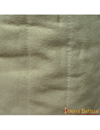 LOB Medieval Padded Greaves Handmade from Sturdy Canvas Cotton