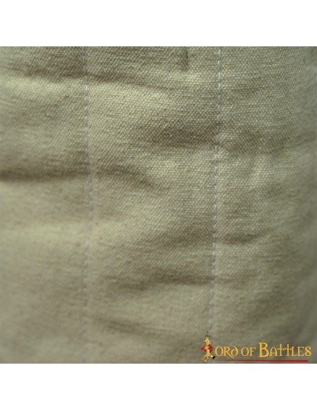 LOB Grèves rembourrées médiévales faites à la main à partir de toile de coton robuste