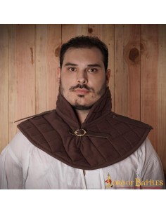 LOB Collar Medieval Acolchado Hecho A Mano De Lona De Algodón