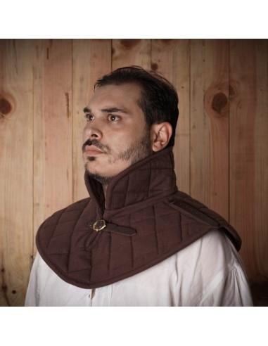 LOB Collar Medieval Acolchado Hecho A Mano De Lona De Algodón