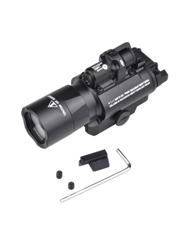 VISOR LASER / LINTERNA TACTICA LED 450 LUMENS