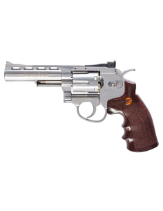 BRUNI CO2 REVOLVER 4 inches BR-701 PRATEADO CAL 4,5