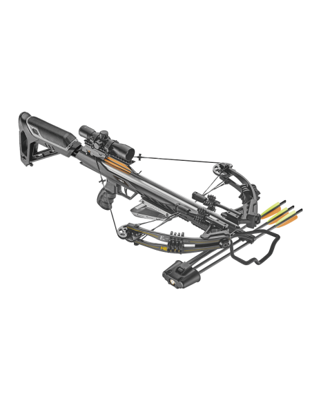 EK BALLESTA PARA CAZA HEX 400 PACK 395 FPS 210 LBS NEGRO