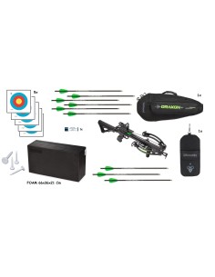 JUNXING PACK DELUXE TÁCTICAL CROSSBOW DRAKON 290 FPS 100 lbs