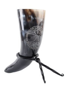 BATTLE COPO CORNO SUPORTE METÁLICO - YGGDRASIL