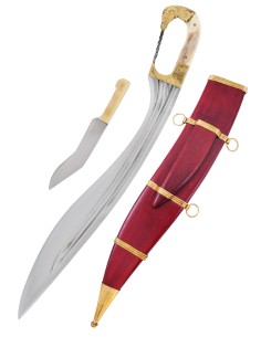 Falcata (Kopis) con mango de cabeza de caballo, siglos IV - III aC