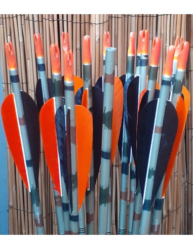 EASTON FLECHA ALUMINIO XX75 CAMO HUNTER 2114 PLUMAS INSERT (UN)