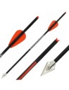 X-BOW VIROTE CON PUNTA DE CAZA FMA SUPERSONIC HUNT 13" (10 )