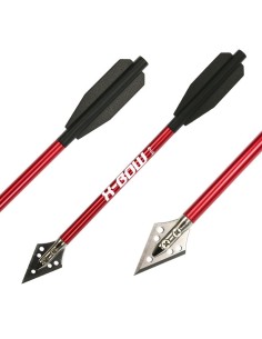 X-BOW CARREAU PISTOLET ARBALETE AVEC POINTE CHASSE (2 UN)