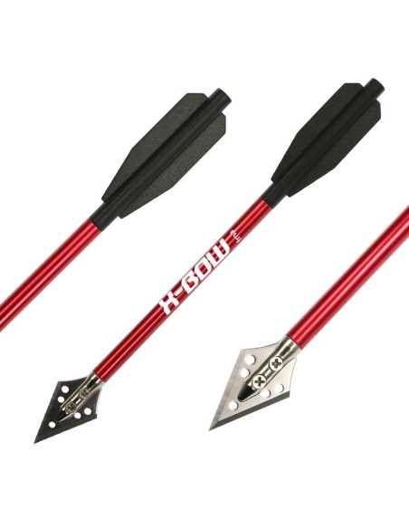 X-BOW BOLT FOR PISTOL CROSSBOW WITH HUNTING BROADHEAD 6,5"(2 UN)